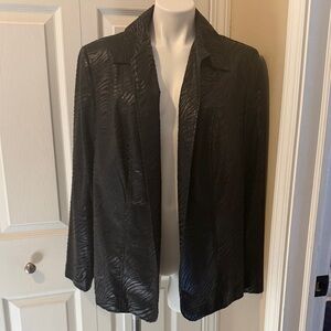 TanJay Zebra Print Black Blazer